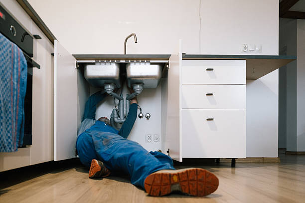 Professional Plumbing technician working in Eaton Rapids, MI